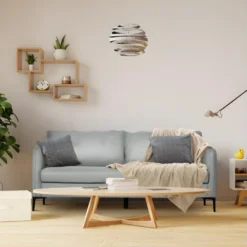 Canapé 3 Places Design TORREMOLINOS Gris -Promos Chesteris Boutique canape 22099343