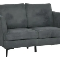 Canapé Contemporain 2 Places FERROL Gris