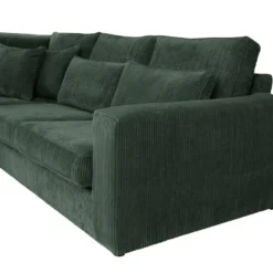 Grand Canapé D'angle Gauche En Velours Côtelé Vert MONDOVI 13 Grand Canapé D'angle Gauche En Velours Côtelé Vert MONDOVI -Promos Chesteris Boutique canape 22101159