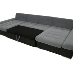 Canapé D'angle Convertible ALON Velours Côtelé Beige -Promos Chesteris Boutique canape 22101213