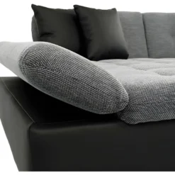 Canapé D'angle Convertible ALON Velours Côtelé Beige -Promos Chesteris Boutique canape 22101215