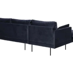 Sunderland Canapé 2 Personnes Avec Chaise Longue Côté Gauche, Bleu Foncé. -Promos Chesteris Boutique canape 22104245