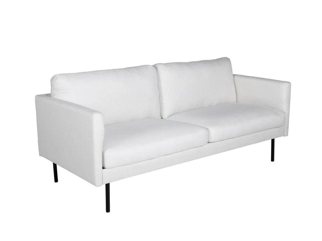 Zoom Canapé 2 Personnes Beige Clair. 4 Zoom Canapé 2 Personnes Beige Clair. – Image 4