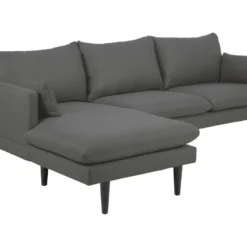 Sunderland Canapé 2 Personnes Avec Chaise Longue Orientée à Gauche, Gris Foncé. -Promos Chesteris Boutique canape 22104727