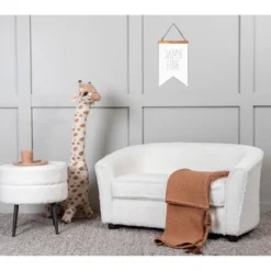 Teddy Sofa 2 Personnes Pour Enfant, Blanc. -Promos Chesteris Boutique canape 22104805