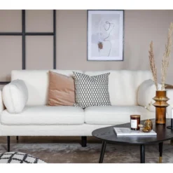 Boom Canapé 3 Personnes, Blanc. -Promos Chesteris Boutique canape 22104981