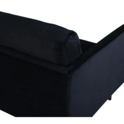 Zoom Canapé 2 Personnes En Velours, Noir. -Promos Chesteris Boutique canape 22104993