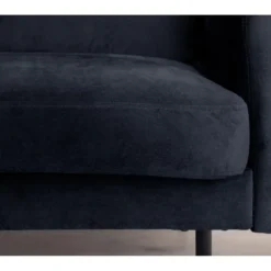 Zoom Canapé 2 Personnes En Velours, Noir. -Promos Chesteris Boutique canape 22104999