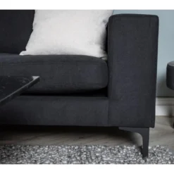 Bolero Canapé 3 Personnes, Noir. -Promos Chesteris Boutique canape 22105039