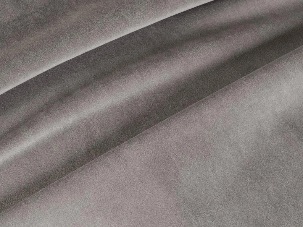 Canapé Convertible Matelas Velours Gris Béton 140cm 6 Canapé Convertible Matelas Velours Gris Béton 140cm – Image 6