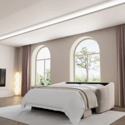 Canapé Convertible Express Dunlopillo Velours Taupe 160cm -Promos Chesteris Boutique canape 22118619