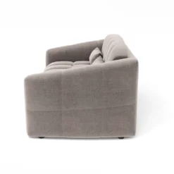 Canapé Convertible Express Dunlopillo Velours Taupe 160cm -Promos Chesteris Boutique canape 22118621