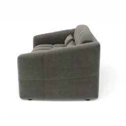 Canapé Convertible Express Dunlopillo Velours Gris Graphite 160cm -Promos Chesteris Boutique canape 22118647