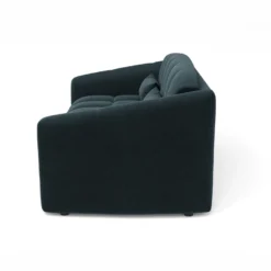 Canapé Convertible Express Dunlopillo Velours Bleu Paon 160cm -Promos Chesteris Boutique canape 22118687