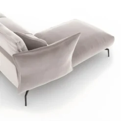 Canapé D'angle Gauche Velours Taupe -Promos Chesteris Boutique canape 22118753