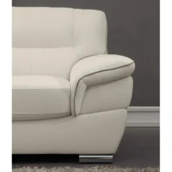 Canapé 2 Places En Cuir THIBAULT - Ivoire 17 Canapé 2 Places En Cuir THIBAULT - Ivoire -Promos Chesteris Boutique canape 221849