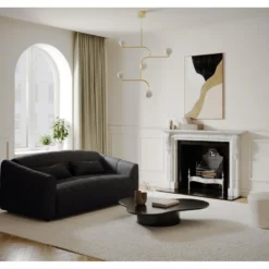 Canapé Convertible Express Matelas Tissu Bouclette Noir 140cm 13 Canapé Convertible Express Matelas Tissu Bouclette Noir 140cm -Promos Chesteris Boutique canape 22207563