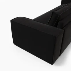 Canapé Convertible Express Dunlopillo Velours Noir 160cm 11 Canapé Convertible Express Dunlopillo Velours Noir 160cm -Promos Chesteris Boutique canape 22210595