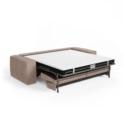 Canapé Convertible Express Dunlopillo Velours Côtelé Taupe 160cm 12 Canapé Convertible Express Dunlopillo Velours Côtelé Taupe 160cm -Promos Chesteris Boutique canape 22210665