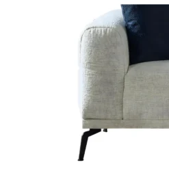 Canapé 3 Places En Tissu Chiné Blanc RICADI De Pascal Morabito 14 Canapé 3 Places En Tissu Chiné Blanc RICADI De Pascal Morabito -Promos Chesteris Boutique canape 22215283