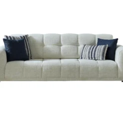 Canapé 3 Places En Tissu Chiné Blanc RICADI De Pascal Morabito 11 Canapé 3 Places En Tissu Chiné Blanc RICADI De Pascal Morabito -Promos Chesteris Boutique canape 22215499