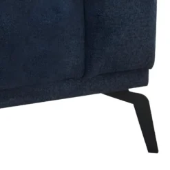 Canapé 3 Places En Tissu Chiné Bleu RICADI De Pascal Morabito -Promos Chesteris Boutique canape 22215721