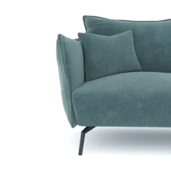 Canapé 4 Places Velours Texturé Bleu Océan 6 Canapé 4 Places Velours Texturé Bleu Océan -Promos Chesteris Boutique canape 22248853