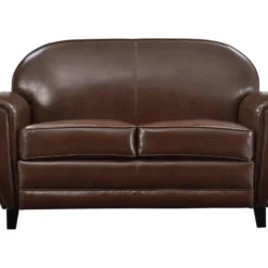 Canapé Club 2 Places Marron