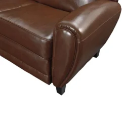 Canapé Club 2 Places Marron -Promos Chesteris Boutique canape 22348679