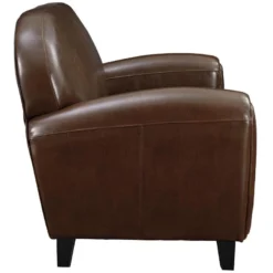 Canapé Club 2 Places Marron -Promos Chesteris Boutique canape 22348681