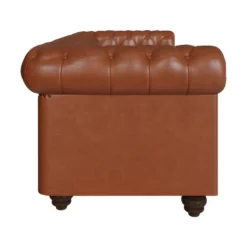 Canapé 2 Places Chesterfield En Cuir -Promos Chesteris Boutique canape 22348699