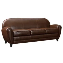 Canapé Club 3 Places Marron -Promos Chesteris Boutique canape 22348761