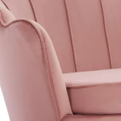 Canapé 2 Places Coquillage En Velours Rose DANDELION De Pascal Morabito 11 Canapé 2 Places Coquillage En Velours Rose DANDELION De Pascal Morabito -Promos Chesteris Boutique canape 22417461