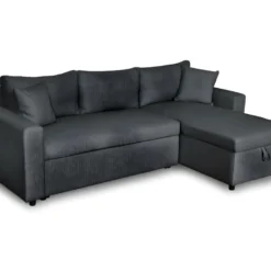 Canapé D'Angle Convertible En Tissu Avec Coffre De Rangement -Promos Chesteris Boutique canape 22447751