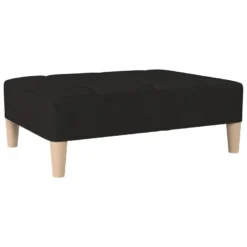 Canapé-lit 2 Places Et Tabouret Deux Oreillers Noir Tissu 18 Canapé-lit 2 Places Et Tabouret Deux Oreillers Noir Tissu -Promos Chesteris Boutique canape 22584967