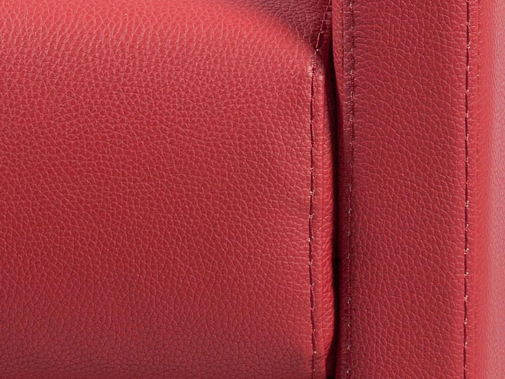 Canapé 3 Places Convertible Express En Simili CALIFE - Rouge - Couchage 140 Cm - Matelas 14 Cm 6 Canapé 3 Places Convertible Express En Simili CALIFE - Rouge - Couchage 140 Cm - Matelas 14 Cm – Image 6