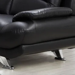 Canapé 2 Places En Simili MUSKO - Noir 8 Canapé 2 Places En Simili MUSKO - Noir -Promos Chesteris Boutique canape 227177