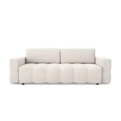 Canapé 4 Places Convertible Coffre Noyer Tissu Tramé Crème 9 Canapé 4 Places Convertible Coffre Noyer Tissu Tramé Crème -Promos Chesteris Boutique canape 22781831