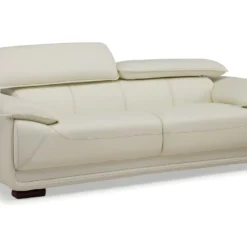 Canapé 3 Places En Cuir MACELO - Ivoire 13 Canapé 3 Places En Cuir MACELO - Ivoire -Promos Chesteris Boutique canape 228321