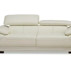 Canapé 3 Places En Cuir MACELO - Ivoire 14 Canapé 3 Places En Cuir MACELO - Ivoire -Promos Chesteris Boutique canape 228323