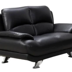 Canapé 2 Places En Simili MUSKO - Noir 9 Canapé 2 Places En Simili MUSKO - Noir -Promos Chesteris Boutique canape 228359