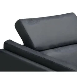 Canapé D'angle LIAM Avec Têtières En Tissu - Angle Droit, Gris Anthracite -Promos Chesteris Boutique canape 22923541