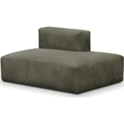 Module D'angle Ouvert à Droite 2 Places En Velours Côtelé Vert Kaki - Modulo 7 Module D'angle Ouvert à Droite 2 Places En Velours Côtelé Vert Kaki - Modulo -Promos Chesteris Boutique canape 22943435