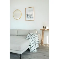 Lido - Canapé D'angle Droit En Tissu Pieds Métal L290cm - Couleur - Beige -Promos Chesteris Boutique canape 23004379