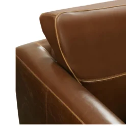 Canapé 3 Places En Cuir Vieilli ALEGAN - Marron 9 Canapé 3 Places En Cuir Vieilli ALEGAN - Marron -Promos Chesteris Boutique canape 234915