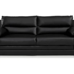 Canapé 3 Places MANOA En Simili - Noir 7 Canapé 3 Places MANOA En Simili - Noir -Promos Chesteris Boutique canape 236037