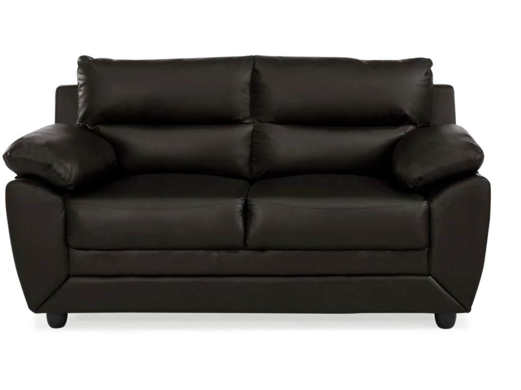 Canapé 2 Places MANOA En Simili - Marron 3 Canapé 2 Places MANOA En Simili - Marron – Image 3