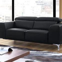 Canapé 2 Places En Simili WANAKA - Noir