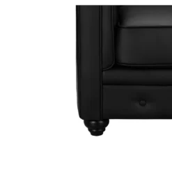 Canapés 3 Places, 2 Places Et Fauteuil En Simili Blanc CHESTERFIELD -Promos Chesteris Boutique canape 268231 3