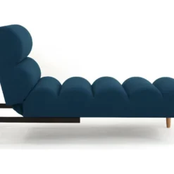 Méridienne Convertible En Tissu CIVAL - Bleu -Promos Chesteris Boutique canape 270263